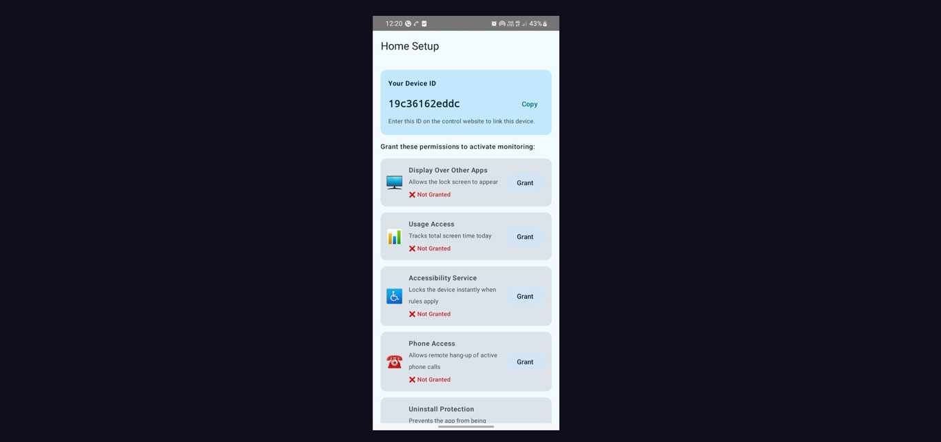 Parental Control App